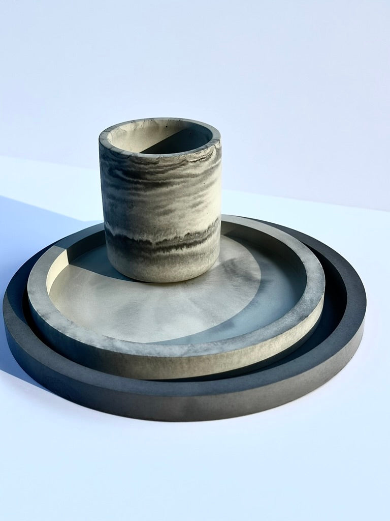 Decorative Concrete Jewelry Plate