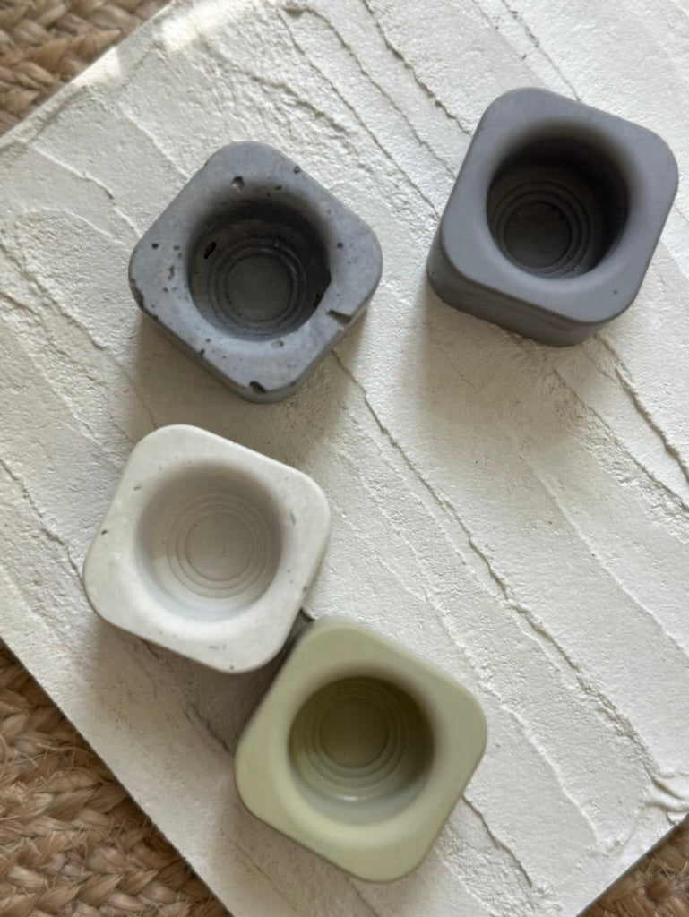 Concrete Toothbrush Holder Set