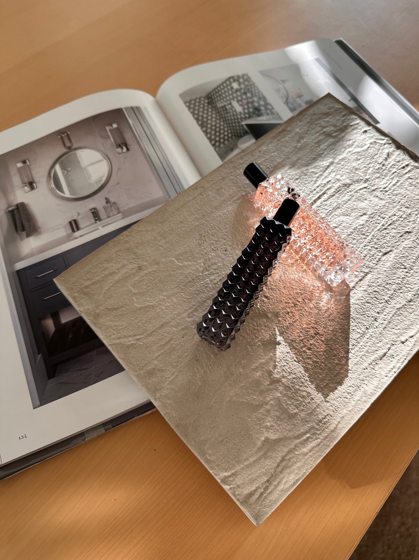 Handmade Concrete Tray: Rectangular Valet Tray, Jewelry Organizer