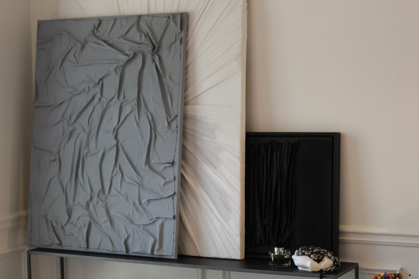 3D Minimalist Modern Fabric Home Wall Art