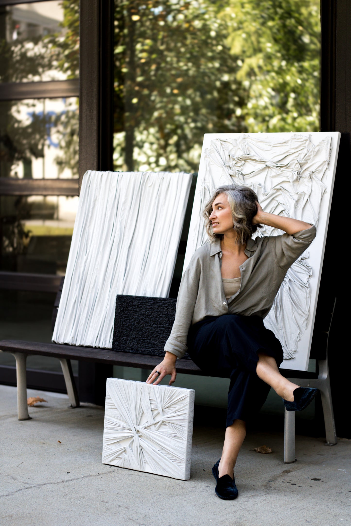 INDIVIDUAL FABRIC TEXTIRED ART