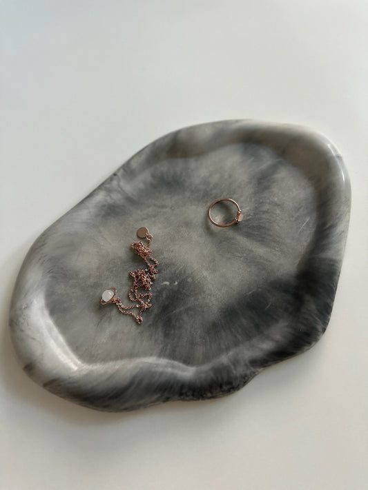 Interior Tray in Marble Style