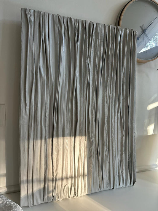 Textured Fabric Wall Art: Large Abstract Plaster Painting, Modern Minimalist Decor