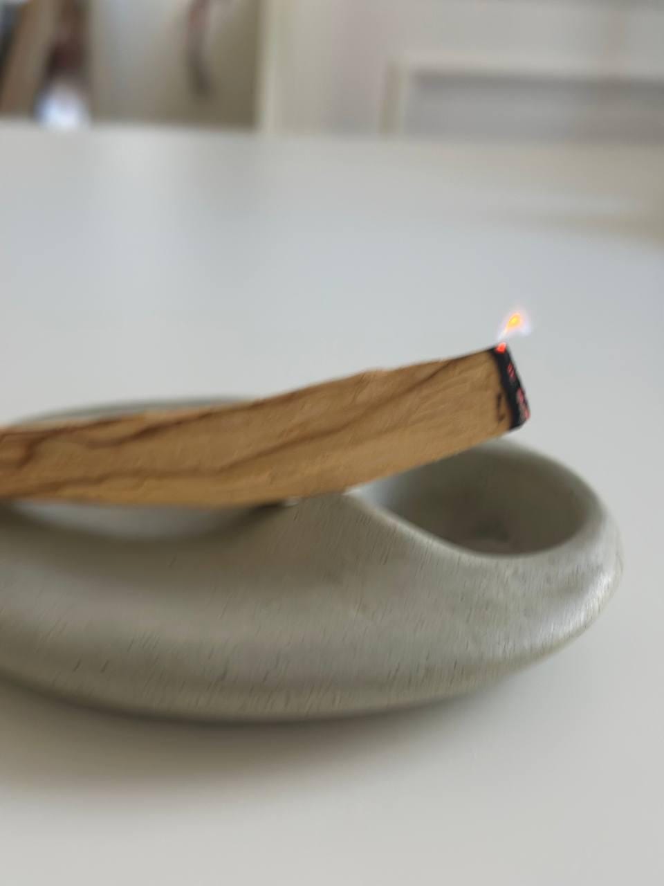Concrete Palo Santo & Incense Burner: Modern Meditation Decor