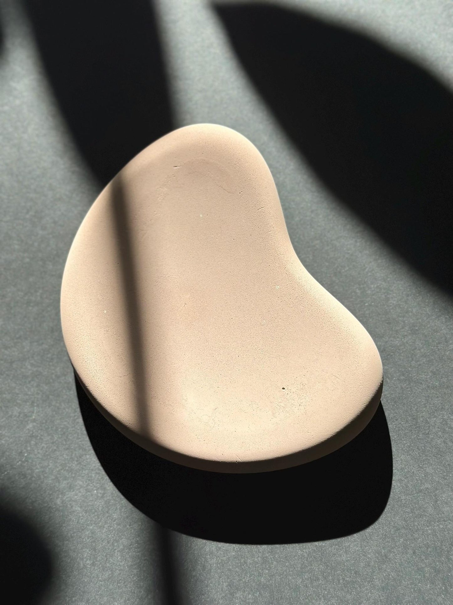 Handmade Concrete Trinket Tray: Scandinavian Jewelry Holder, Soap Dish