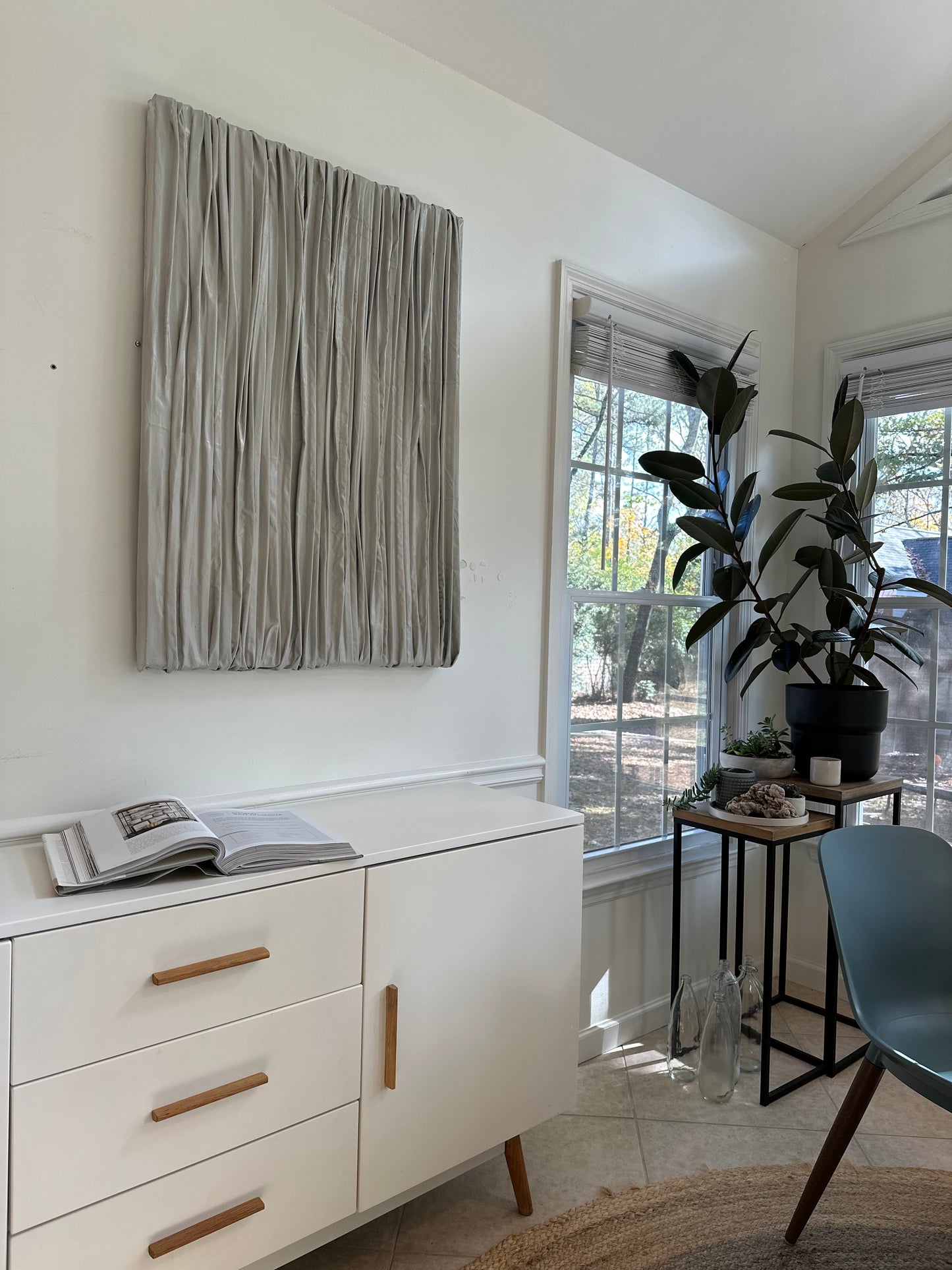 Tall Grass Lines, Structured Abstract Wall Art