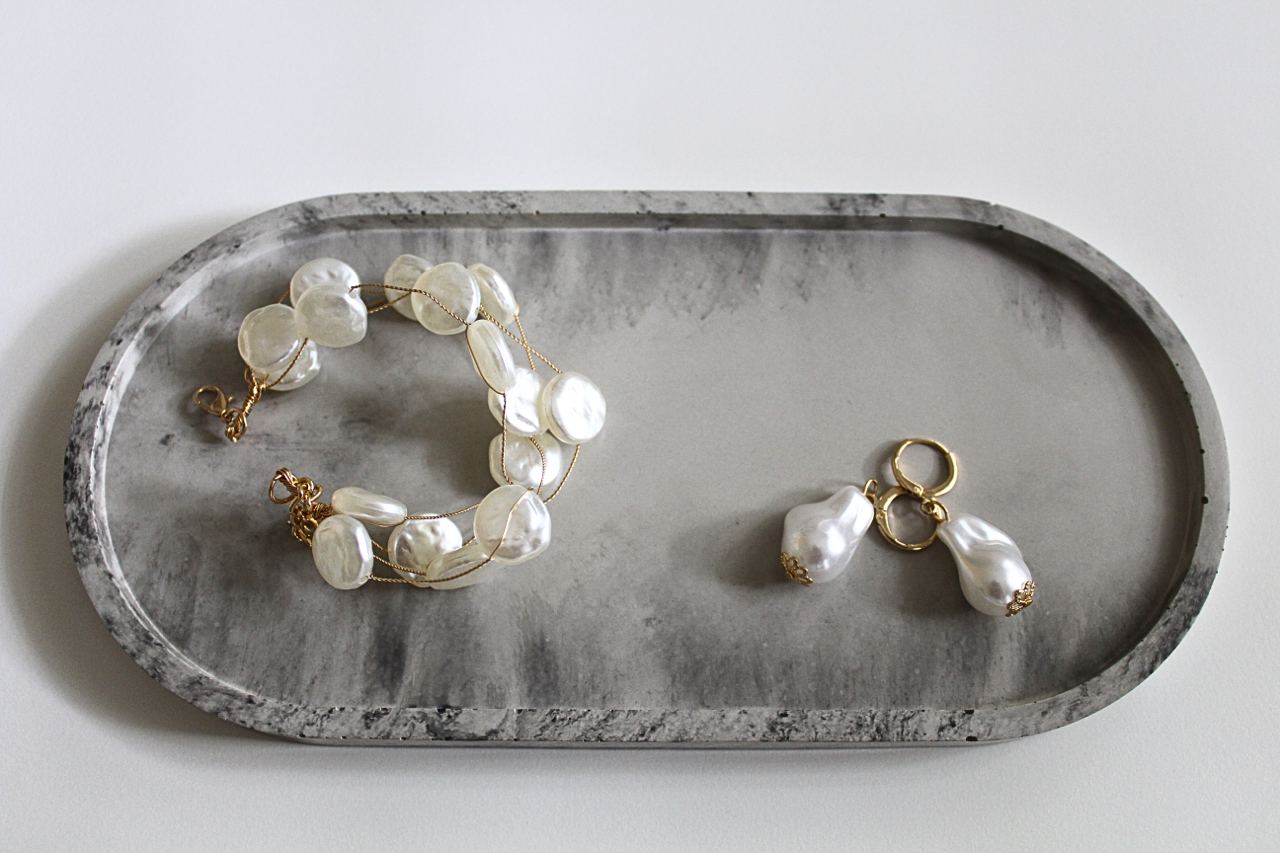 Concrete Organizer & Burning Tray for Incenses
