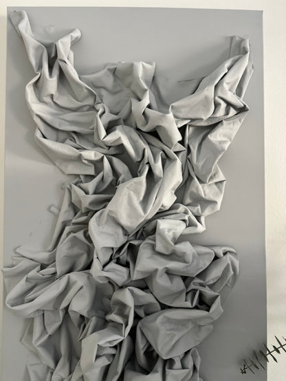 3D FABRIC TEXTURED ART: CHAOS AND CLARITY