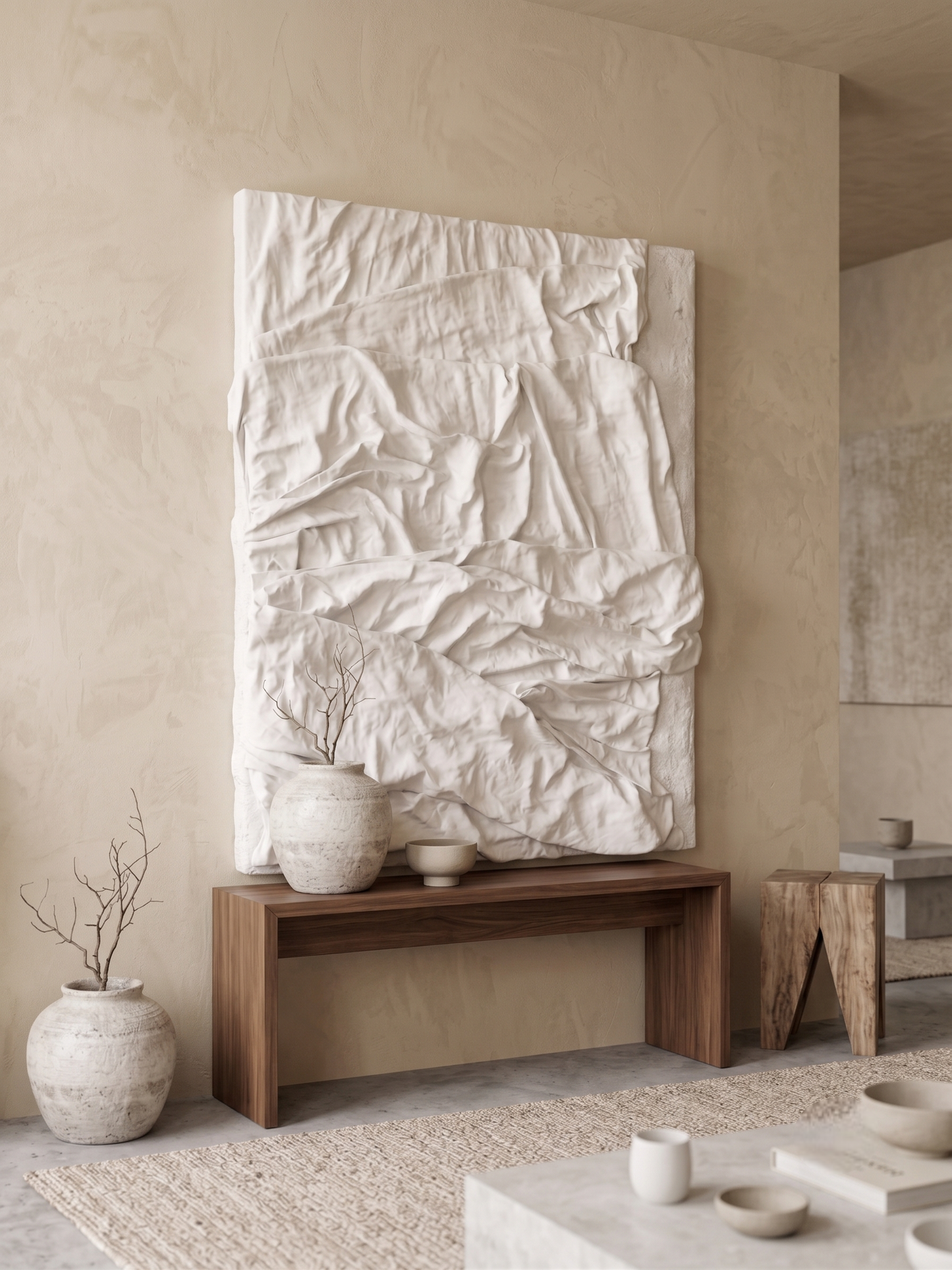Sculptural Wall Art, Organic Modern Statement Piece