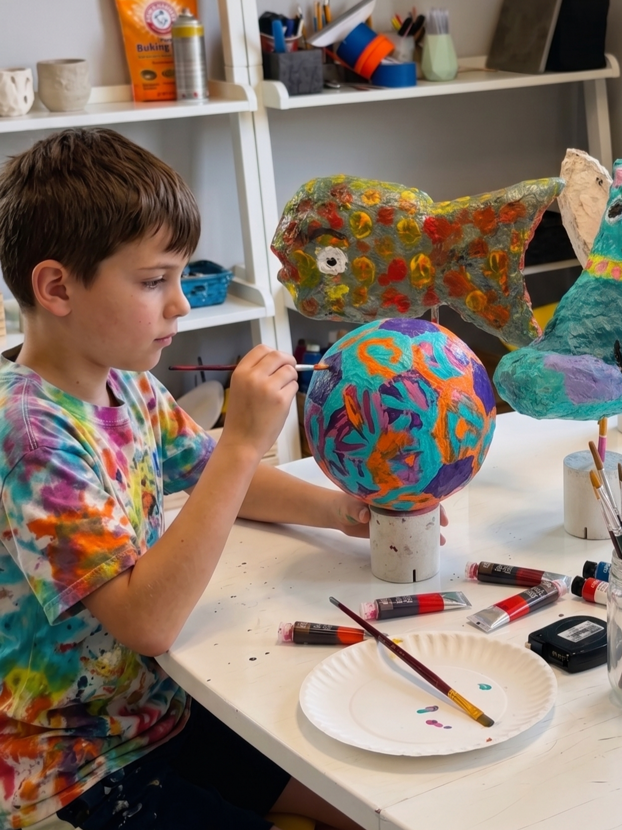 Papier-Mâché Sculpture Workshop for Kids