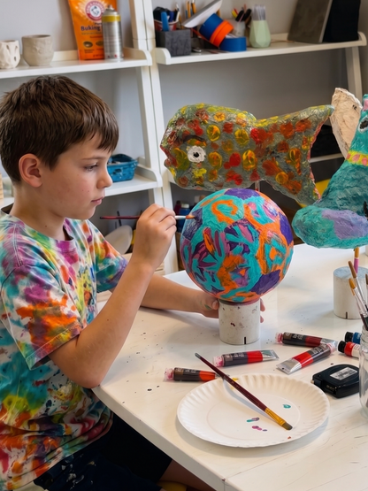 Papier-Mâché Sculpture Workshop for Kids