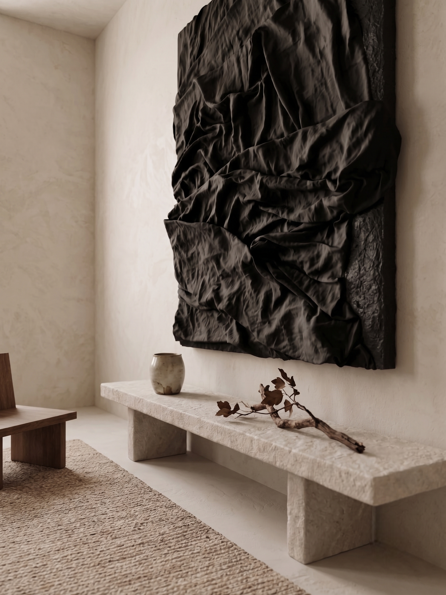 Sculptural Wall Art, Organic Modern Statement Piece