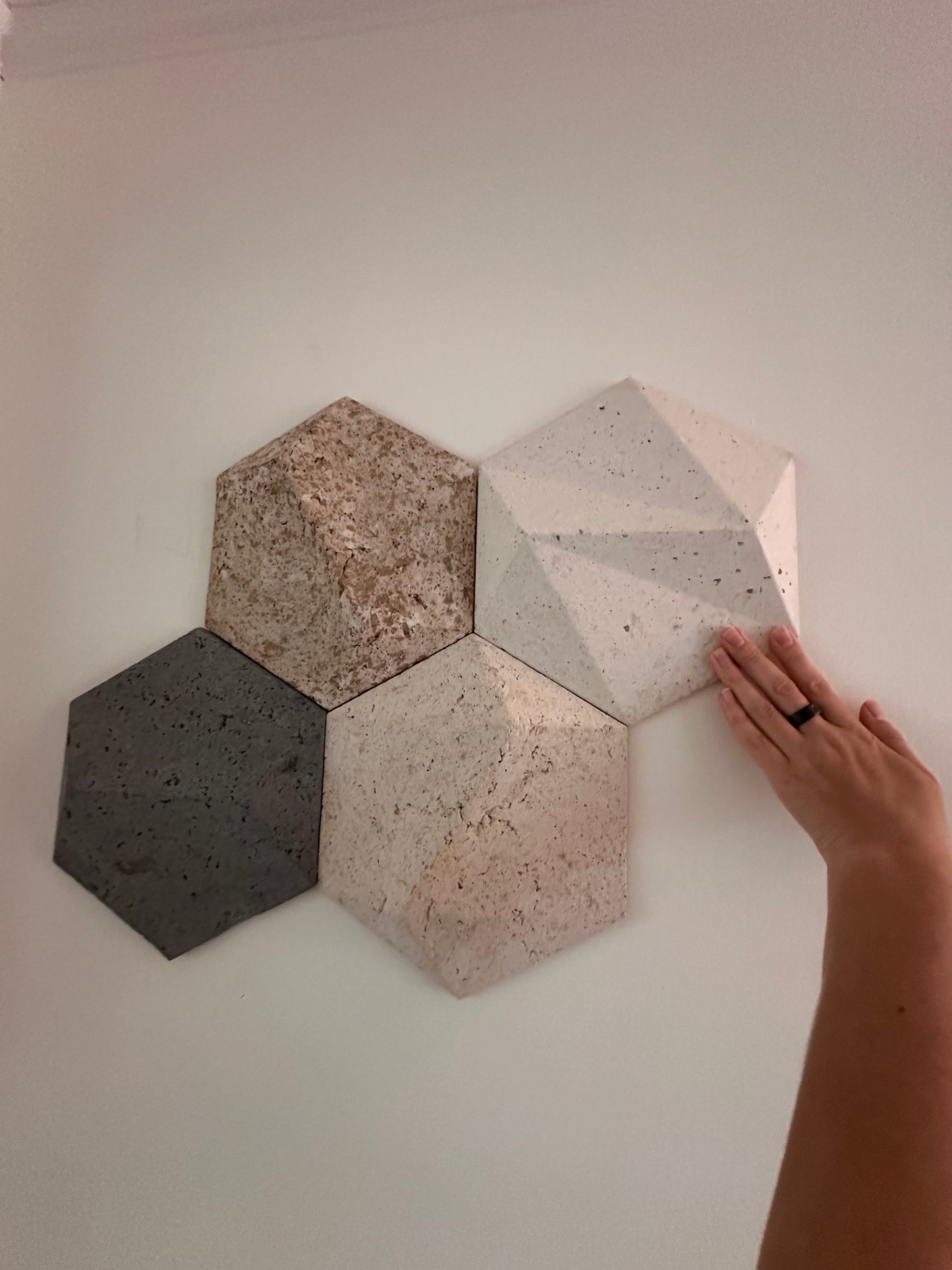 Textured Fabric Wall Art: 3D Abstract White Sculpture, Modern Home Decor