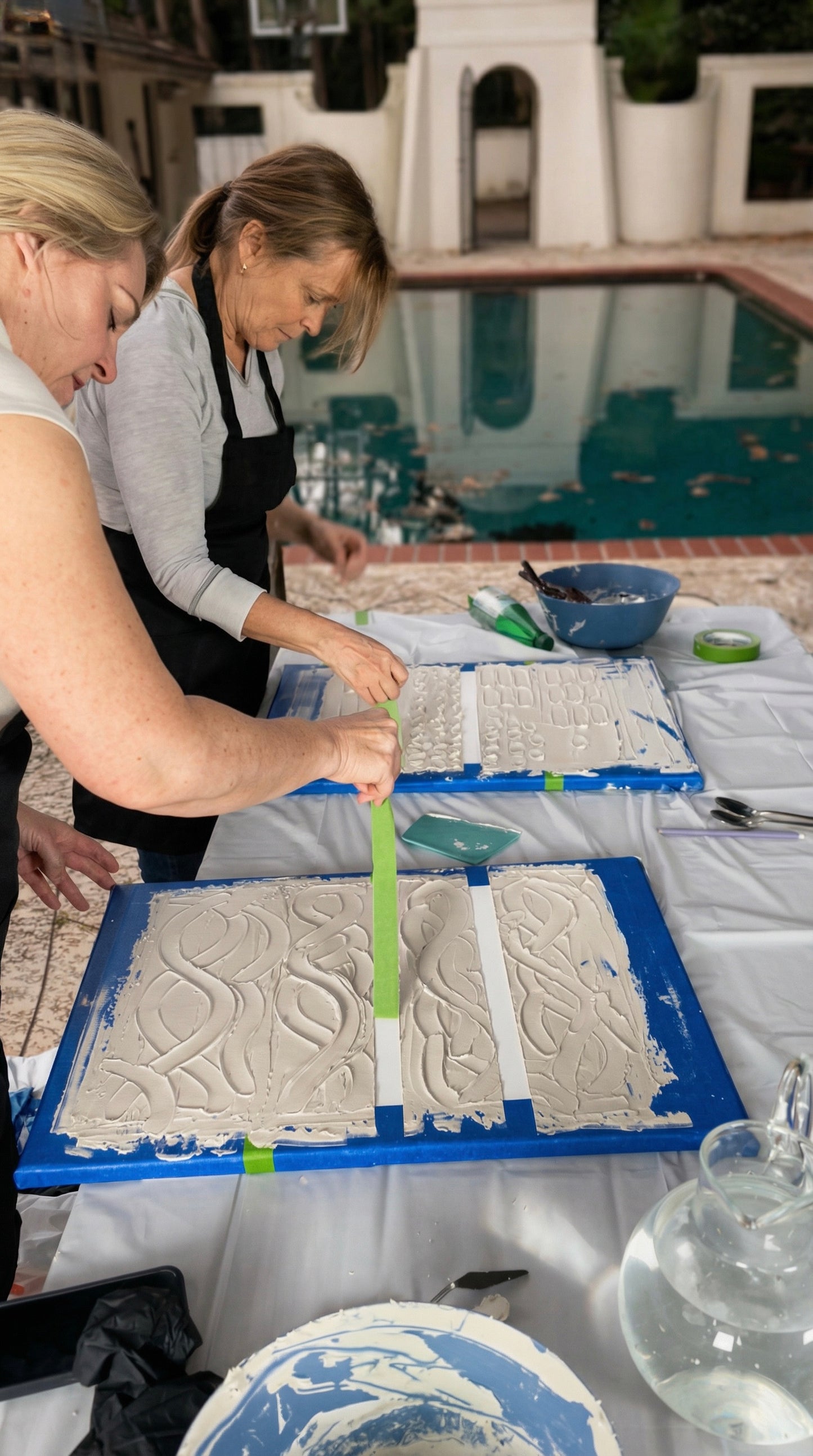 Textured Plaster Art Workshop : A Wabi-Sabi Art Experience