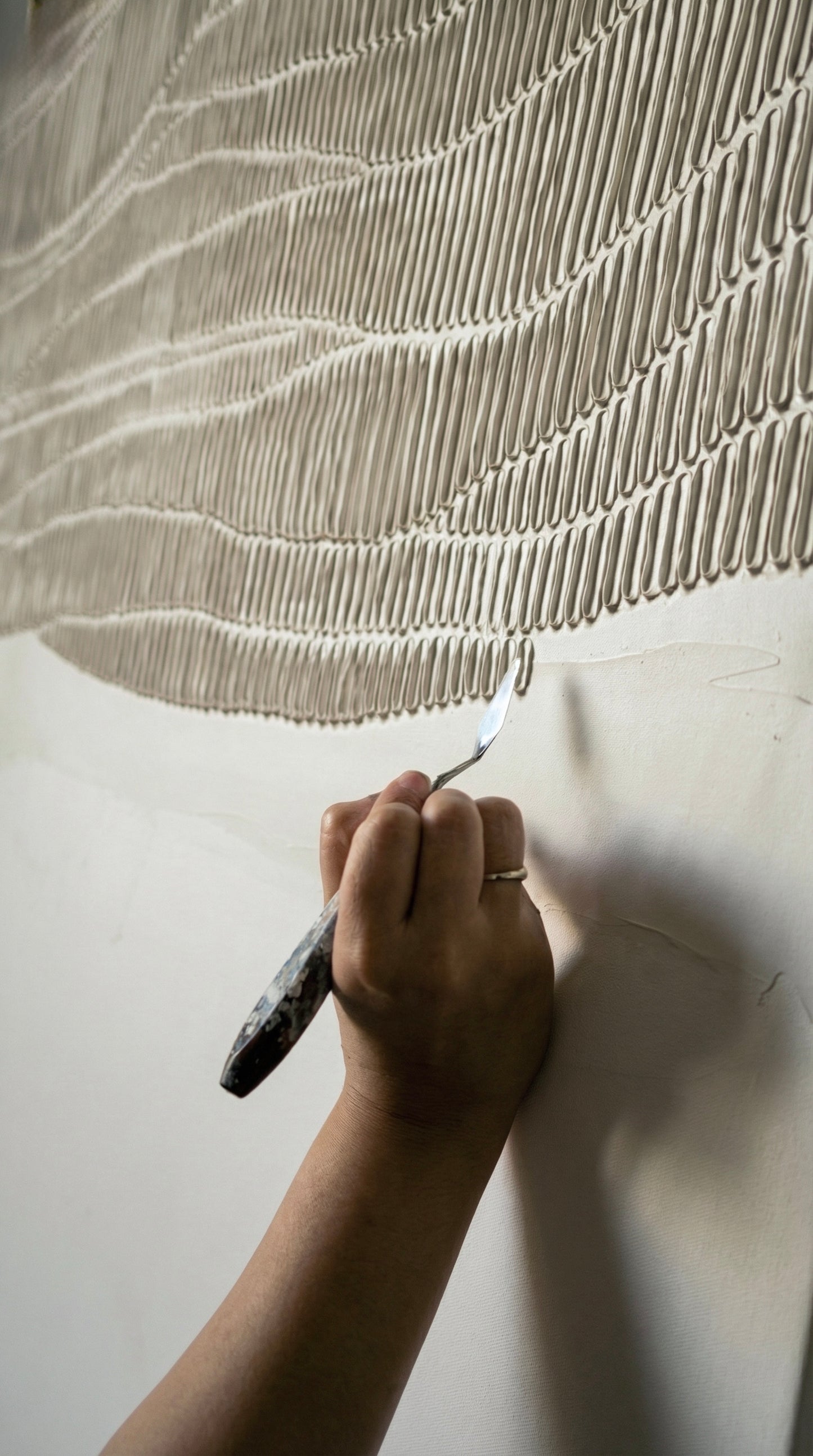 Textured Plaster Art Workshop : A Wabi-Sabi Art Experience