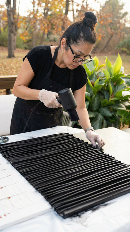 Fabric Lines Art Workshop - Create Your Own Modern Wall Art