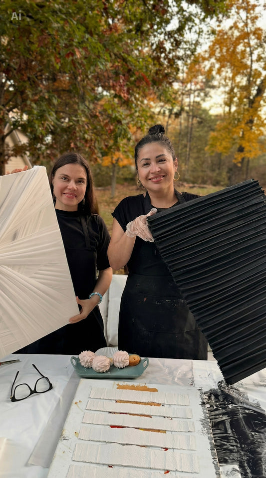 Fabric Lines Art Workshop - Create Your Own Modern Wall Art