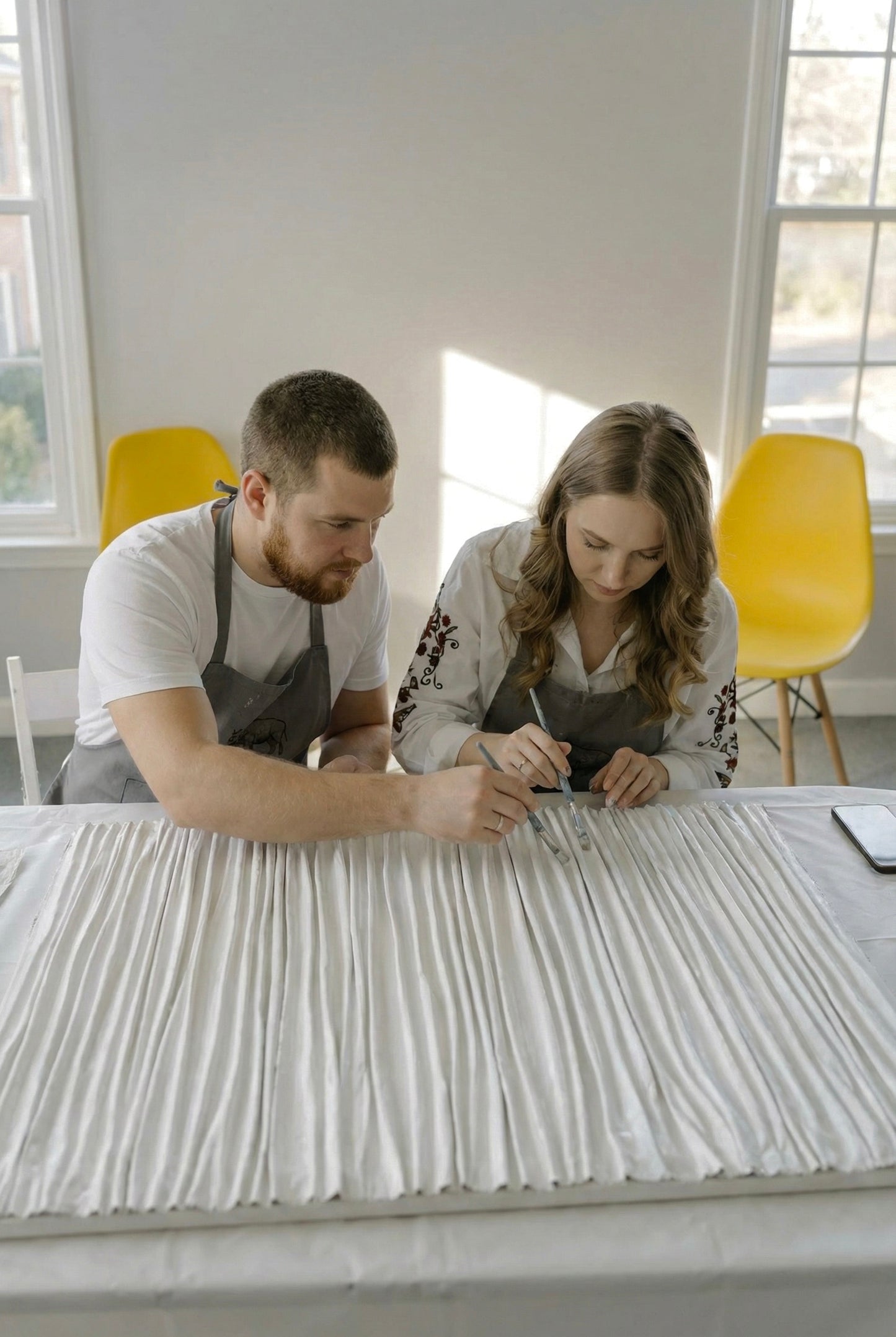 Lines Fabric Art Workshop - Create Your Own Modern Wall Art