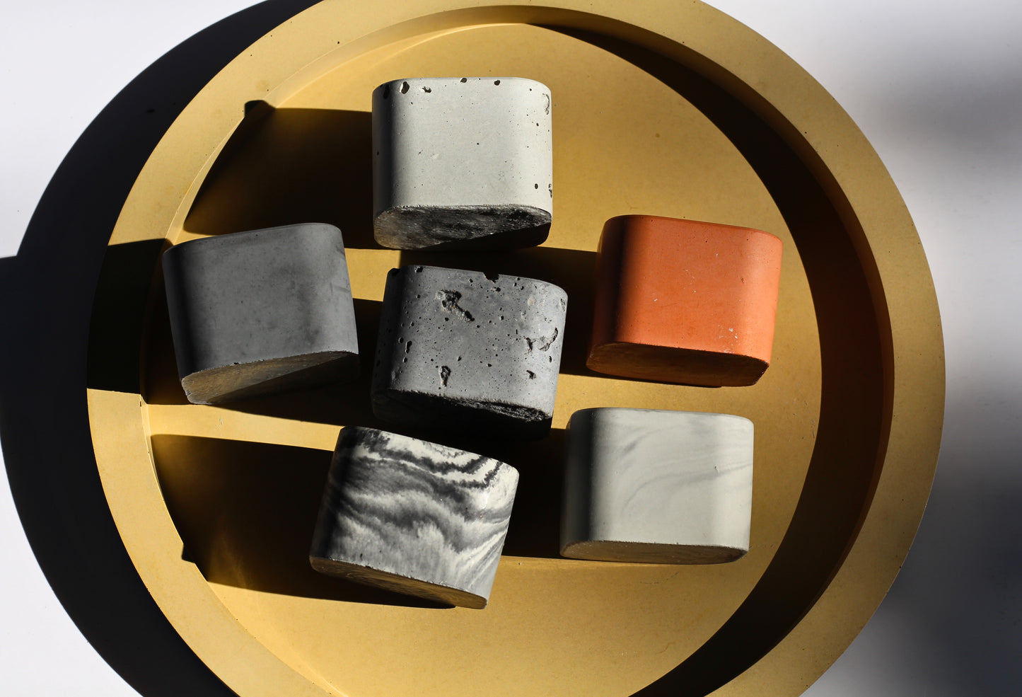 Concrete Toothbrush Holder Set