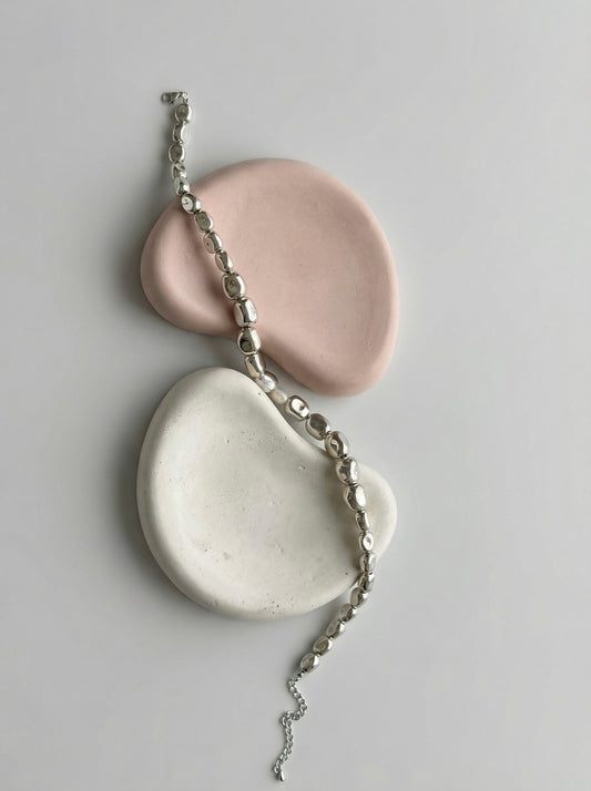 Handmade Concrete Trinket Tray: Scandinavian Jewelry Holder, Soap Dish