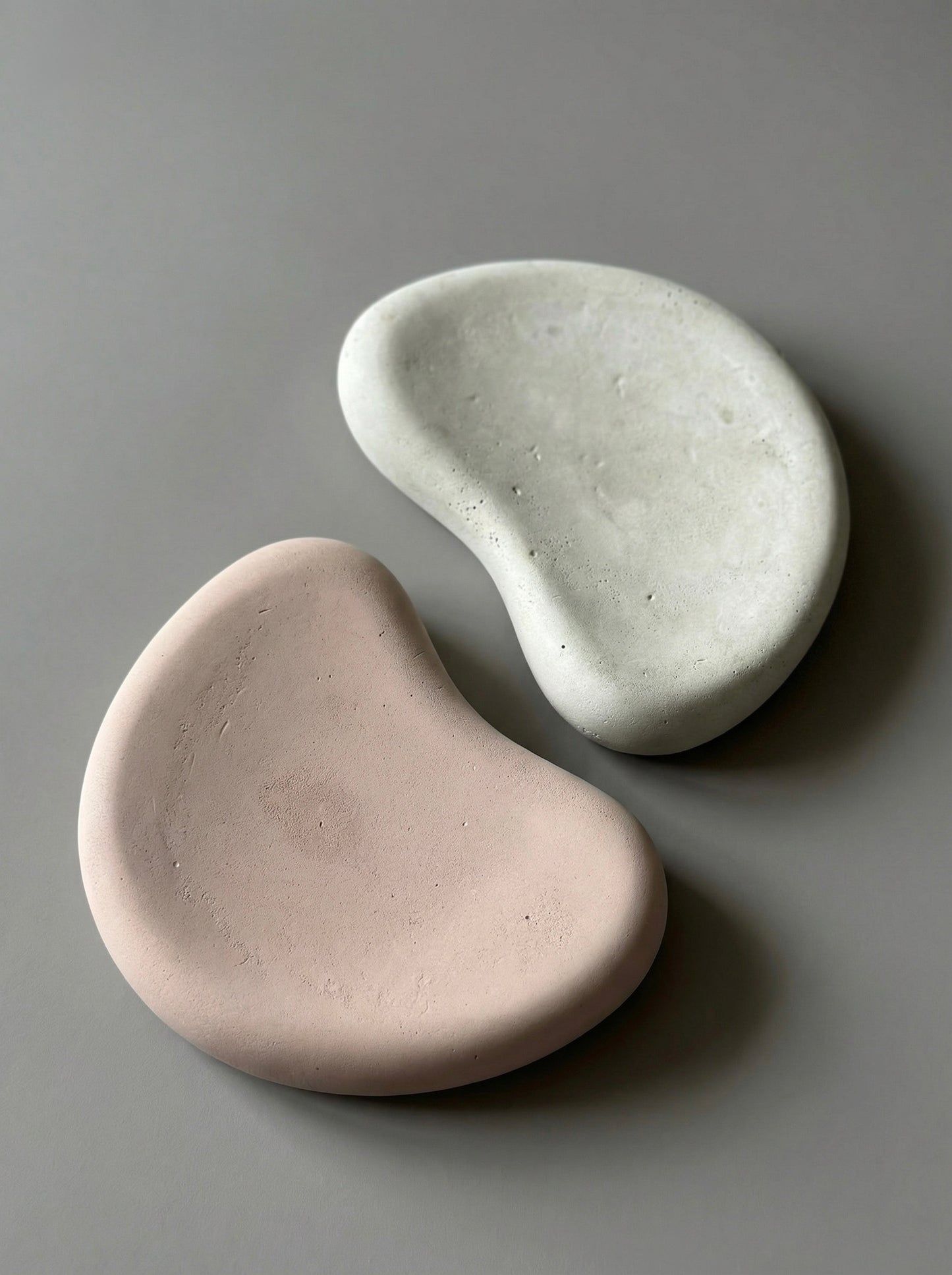 Handmade Concrete Trinket Tray: Scandinavian Jewelry Holder, Soap Dish