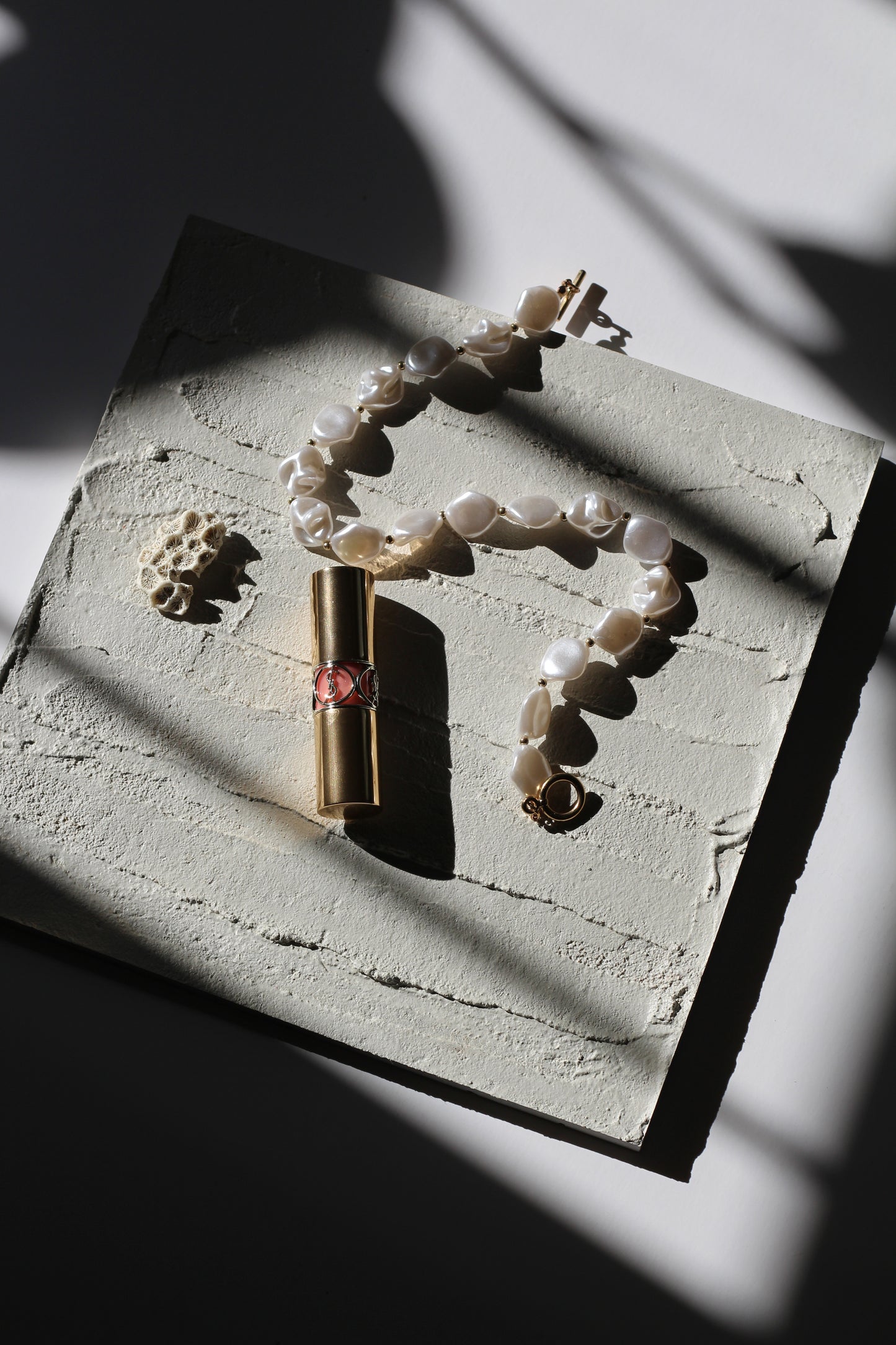 Handmade Concrete Tray: Modern Jewelry & Candle Holder, Lava Style