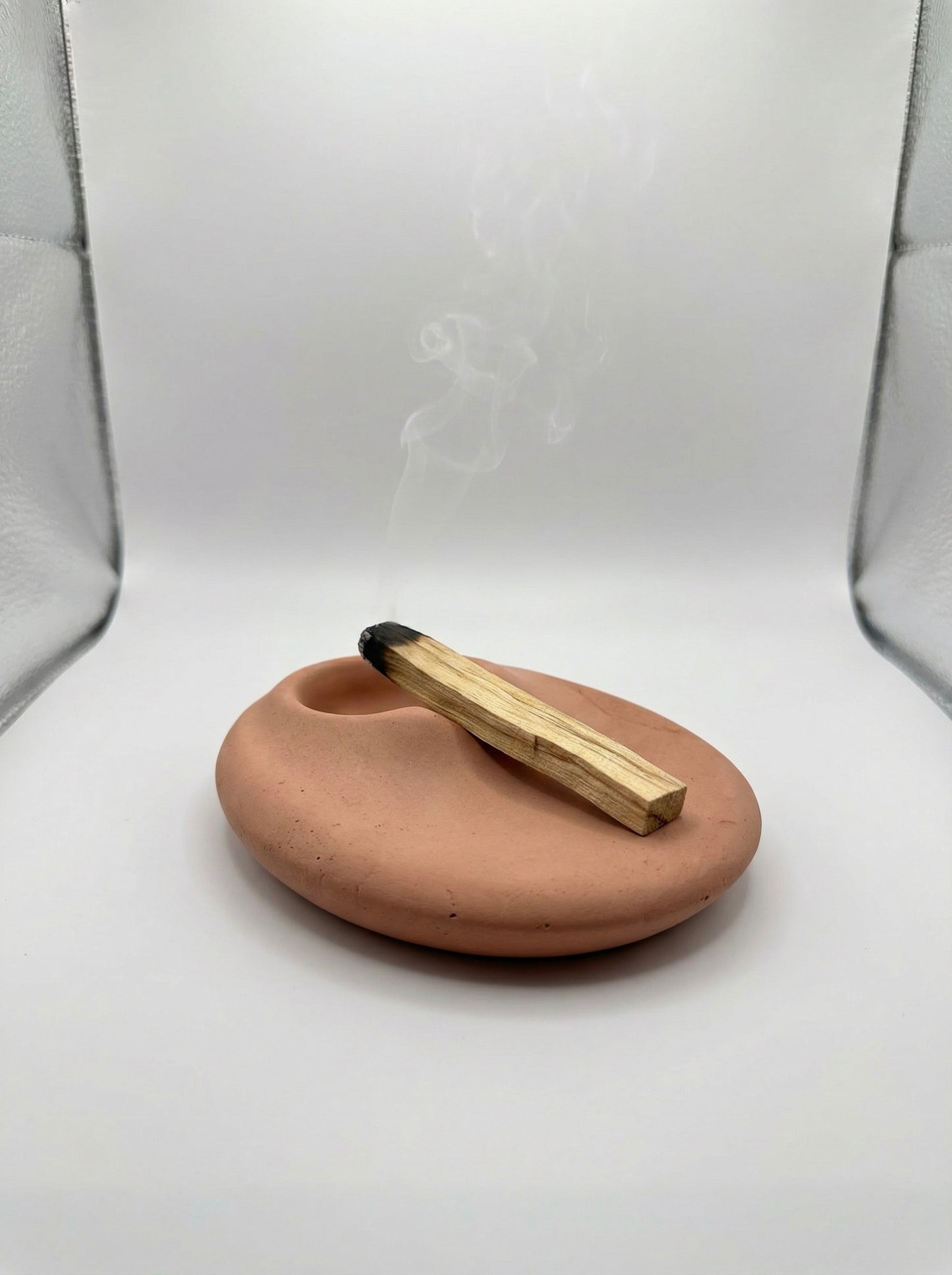Concrete Palo Santo & Incense Burner: Modern Meditation Decor