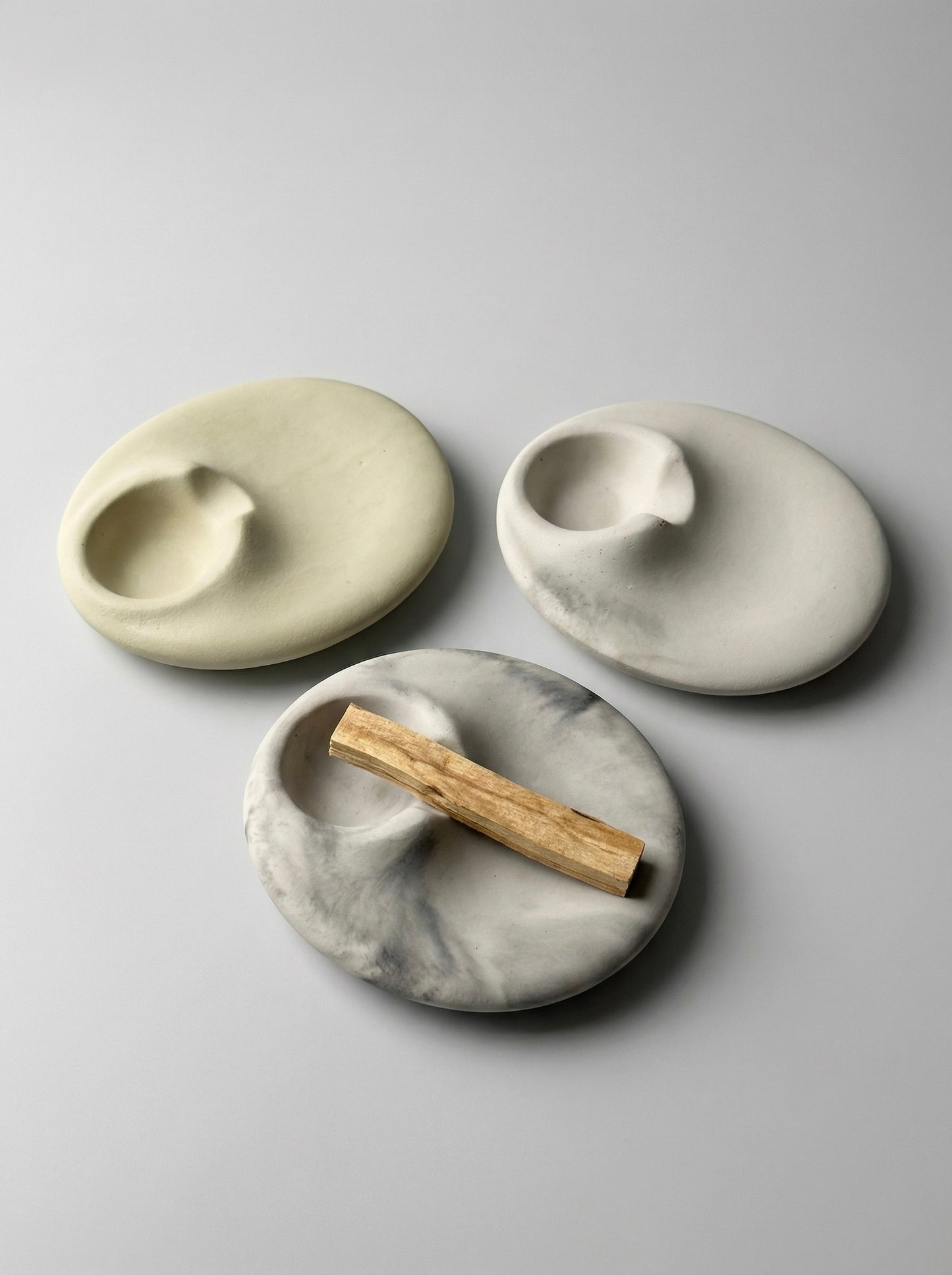 Concrete Palo Santo & Incense Burner: Modern Meditation Decor