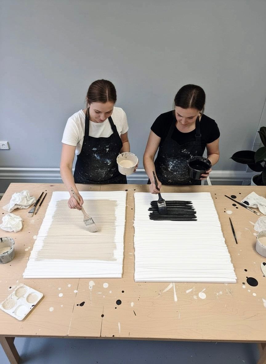 Lines Fabric Art Workshop - Create Your Own Modern Wall Art