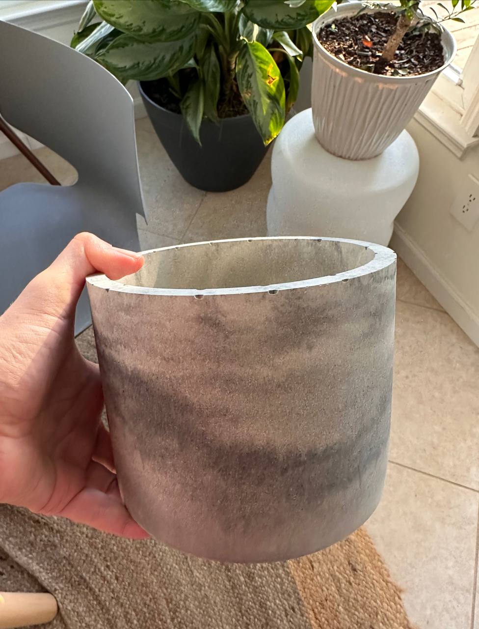 Modern Handmade Concrete Plant Pot