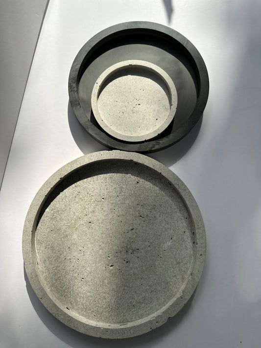 Decorative Concrete Jewelry Plate