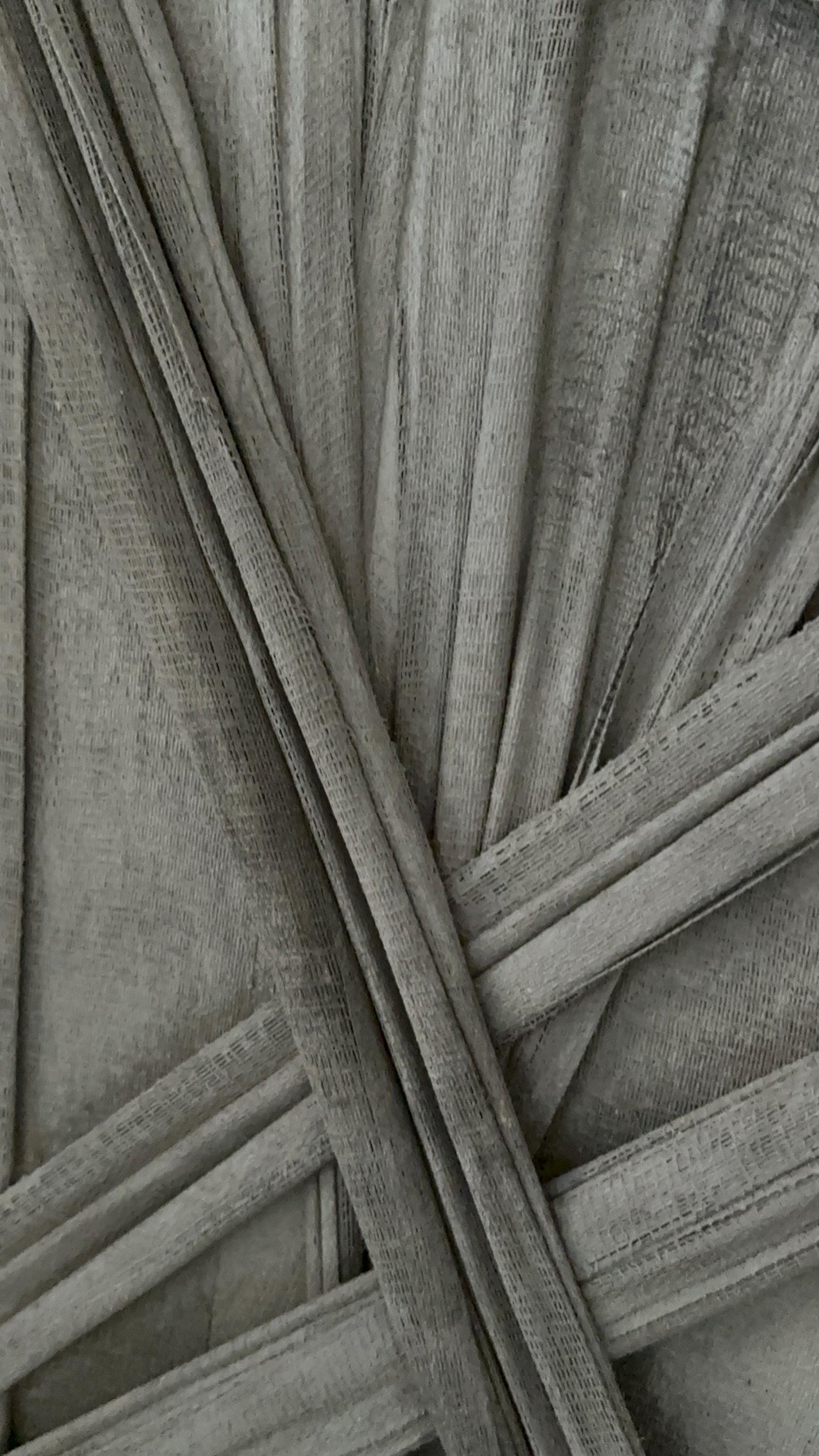Textured Fabric Wall Art: 3D Abstract Knots, Handmade Sculpture