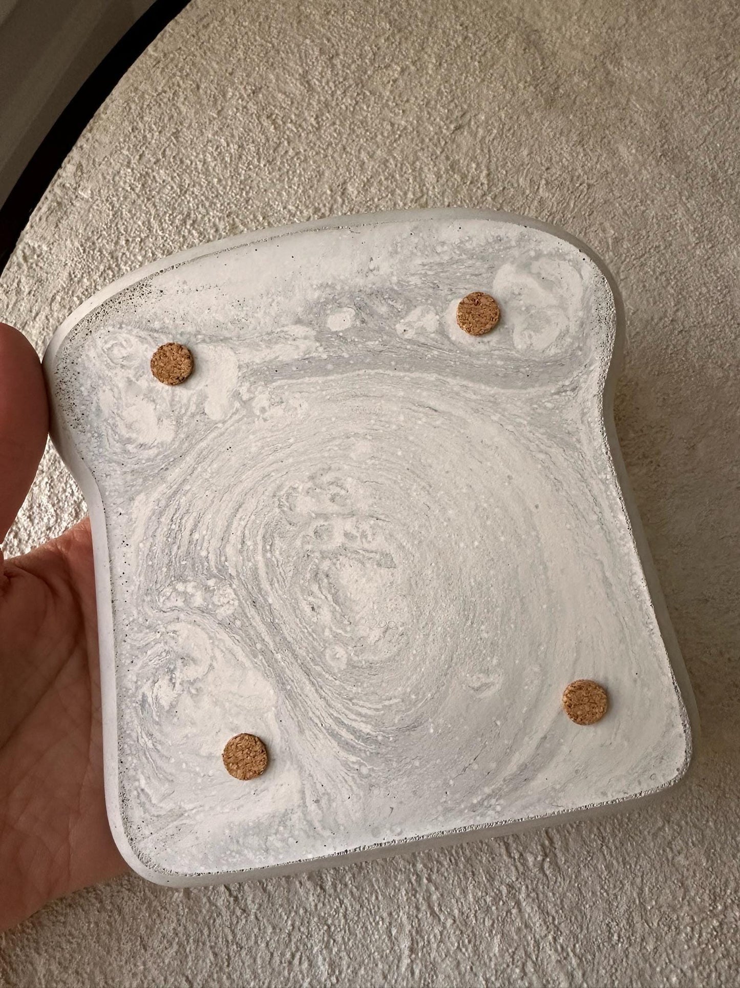 Concrete Perfume Tray | Apartment Decor Minimalist Handmade Organizer | Modern Unique Home Decor