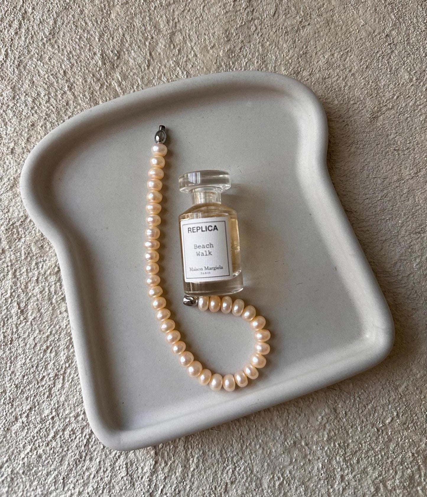 Concrete Perfume Tray | Apartment Decor Minimalist Handmade Organizer | Modern Unique Home Decor