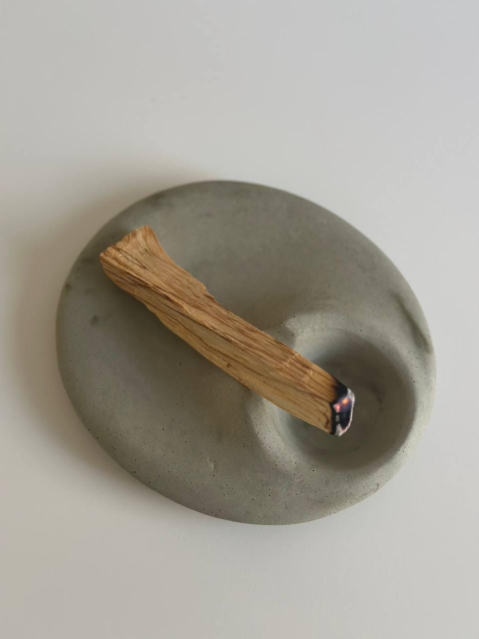 Concrete Palo Santo & Incense Burner: Modern Meditation Decor