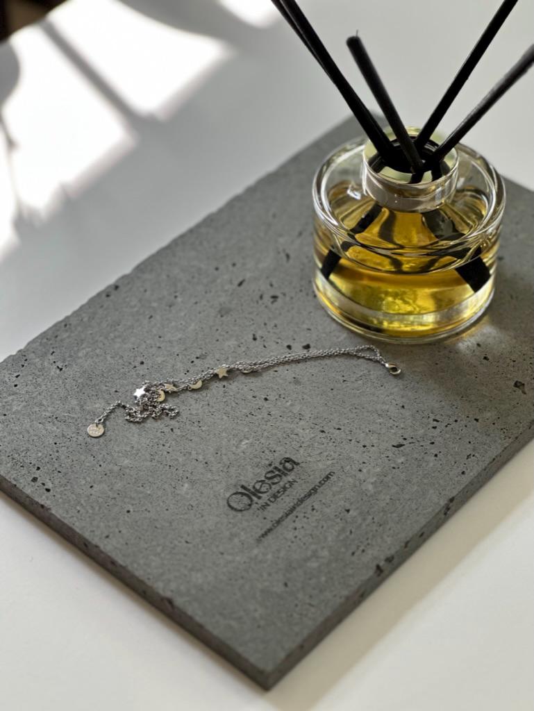Handmade Concrete Tray: Rectangular Valet Tray, Jewelry Organizer