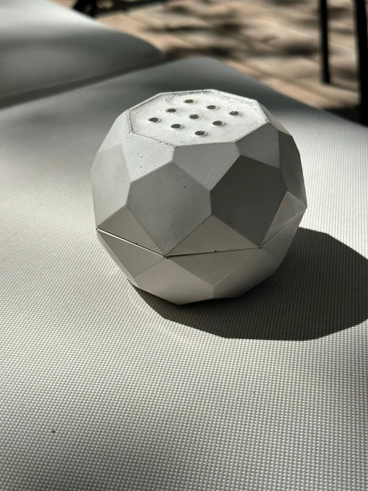 Concrete Incense Holder: Meditation Decor with Cones